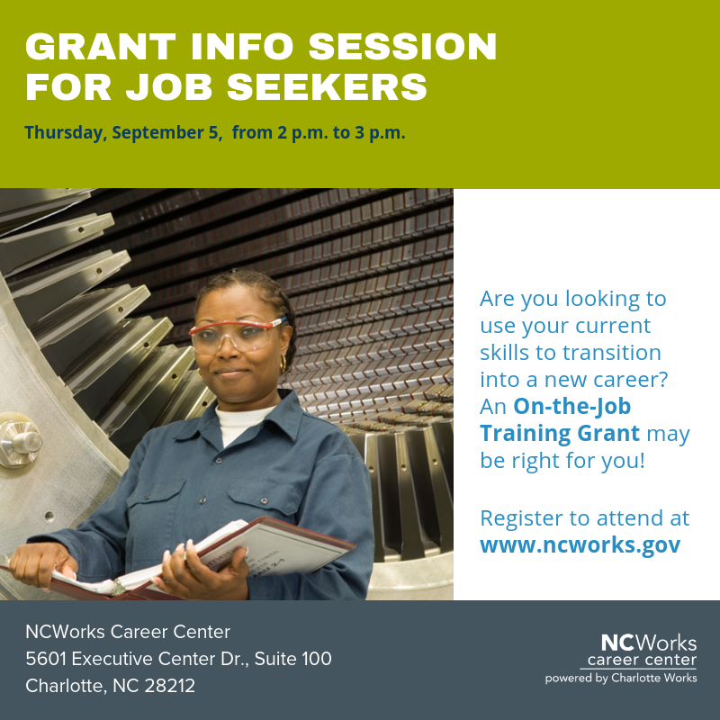 Grant Info Session For Job Seekers